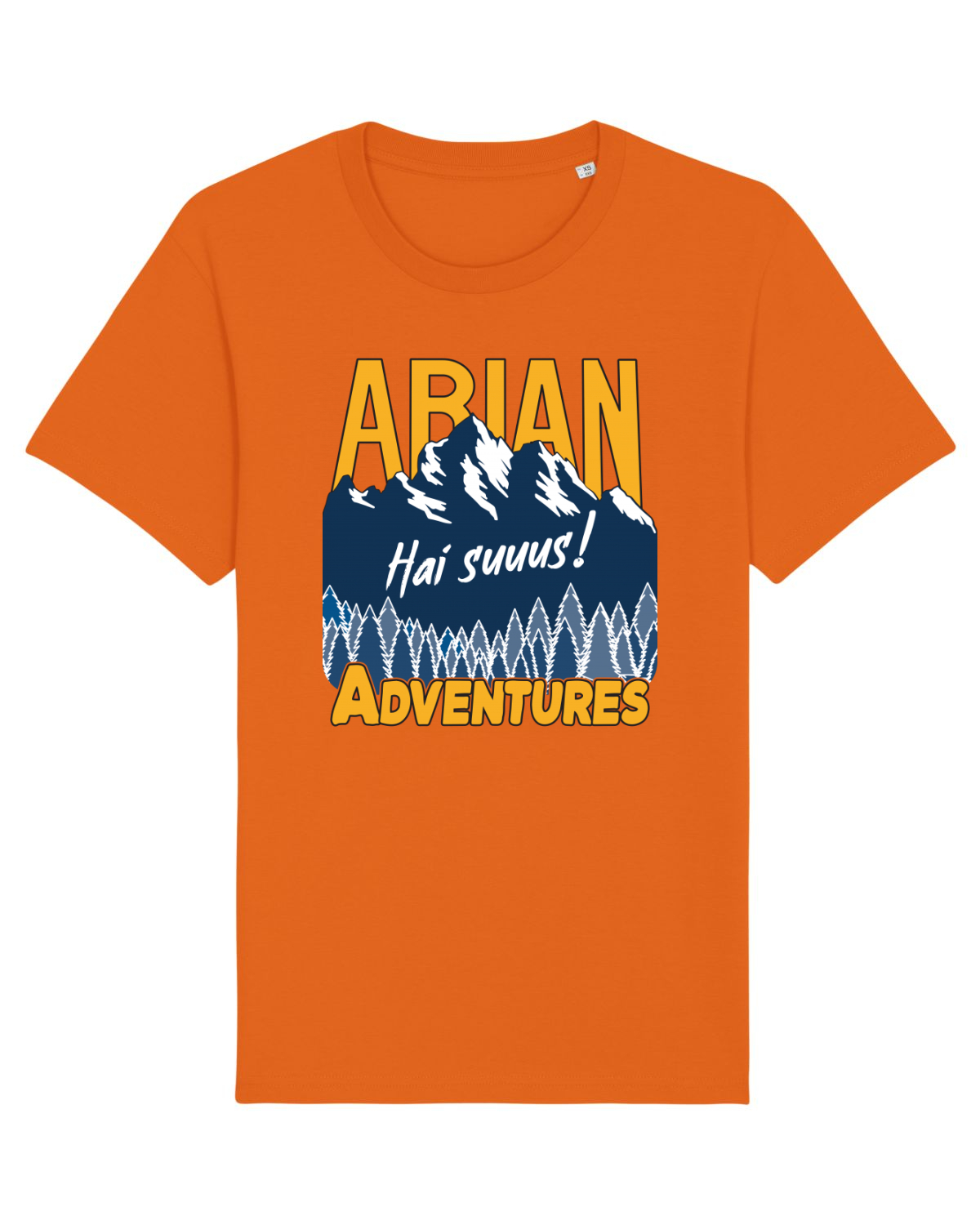 Tricou mânecă scurtă Unisex Rocker Bright Orange