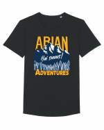 Arian Adventures - Hai suuus ! Tricou mânecă scurtă guler larg Bărbat Skater