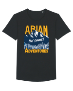 Arian Adventures - Hai suuus ! Tricou mânecă scurtă guler larg Bărbat Skater
