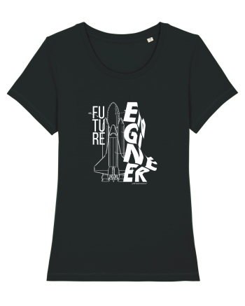 Viitor Inginer - Spaceship (alb) Black