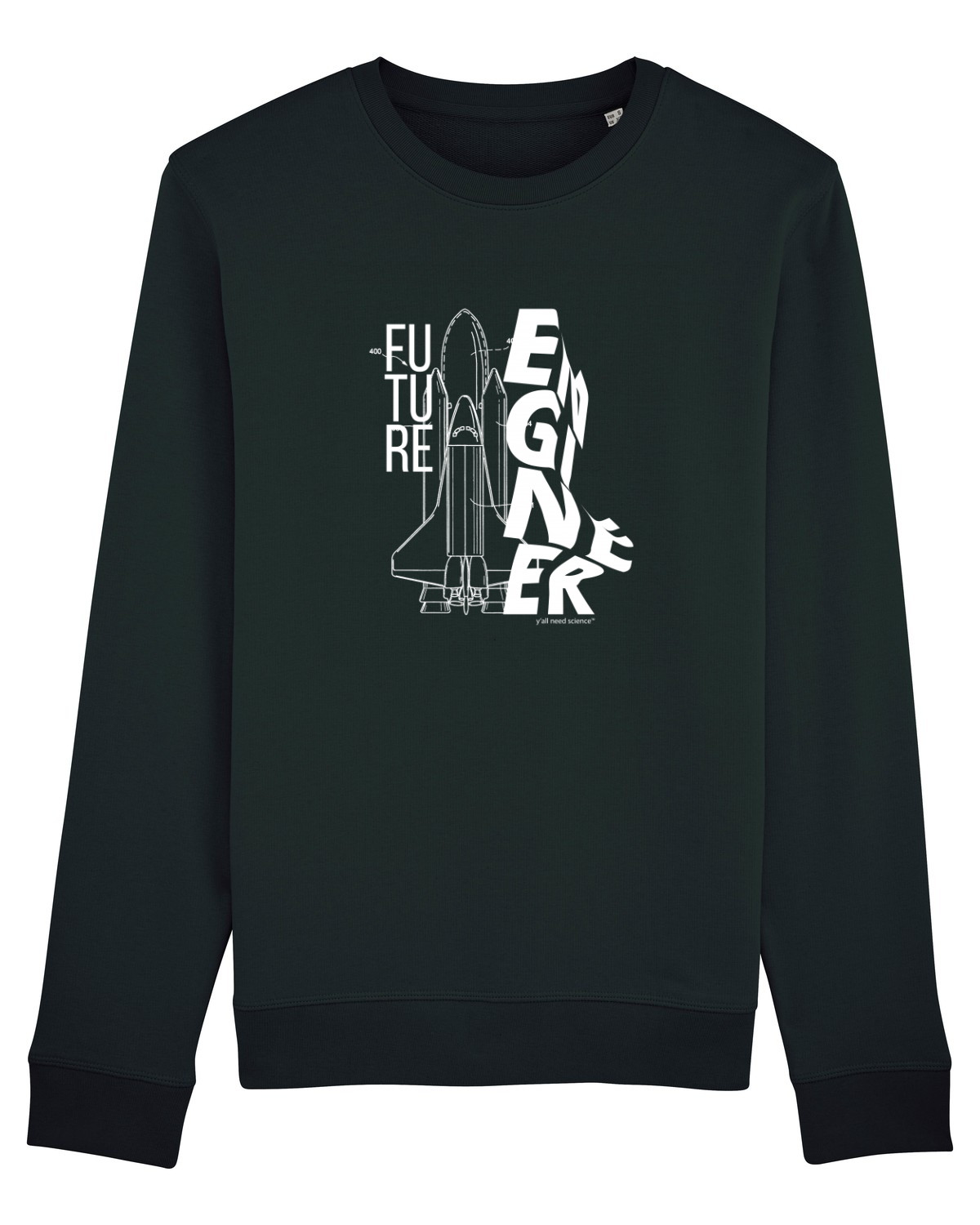 Bluză mânecă lungă Unisex Rise Black