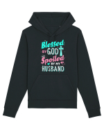 Blessed by God Spoiled by my husband Hanorac Unisex Drummer