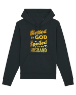 Blessed by God Spoiled by my Husband Hanorac Unisex Drummer