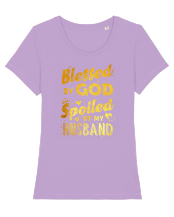 Blessed by God Spoiled by my Husband Lavender Dawn