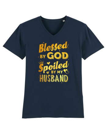 Blessed by God Spoiled by my Husband French Navy