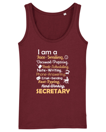SECRETARY Burgundy