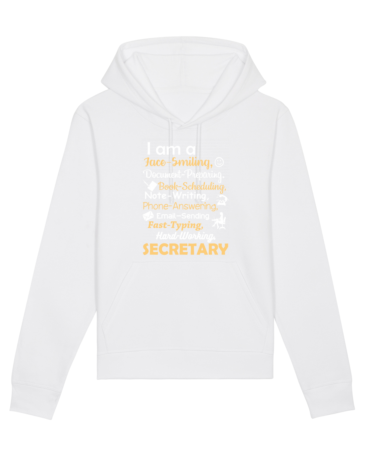 Hanorac Unisex Drummer White