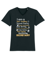 SECRETARY Tricou mânecă scurtă guler V Bărbat Presenter