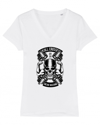 Skull Crossfit Gym Black White