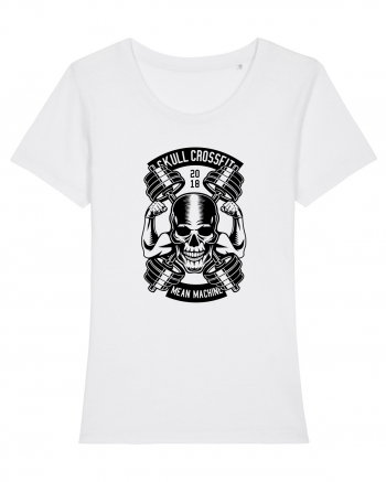 Skull Crossfit Gym Black White