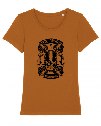 Skull Crossfit Gym Black Roasted Orange