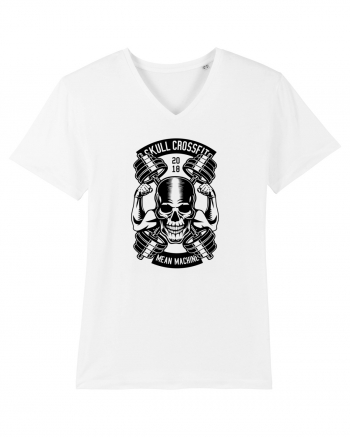 Skull Crossfit Gym Black White