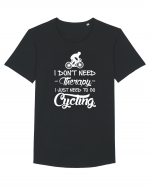 CYCLING Tricou mânecă scurtă guler larg Bărbat Skater