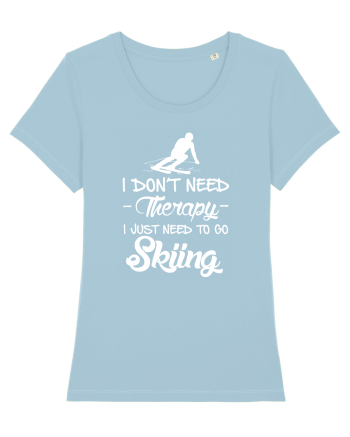 SKIING Sky Blue