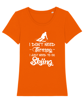SKIING Bright Orange