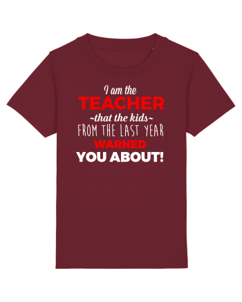 TEACHER Burgundy