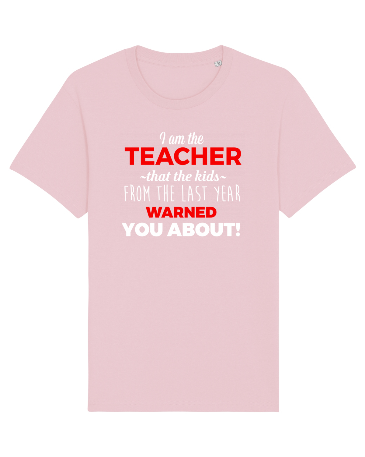 Tricou mânecă scurtă Unisex Rocker Cotton Pink