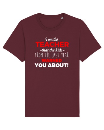 TEACHER Burgundy
