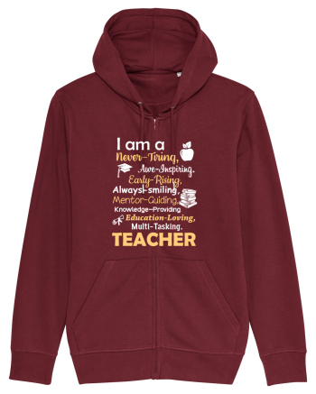 TEACHER Burgundy