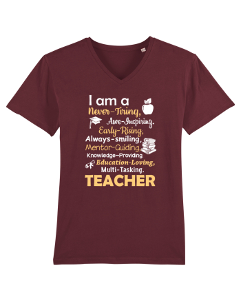 TEACHER Burgundy