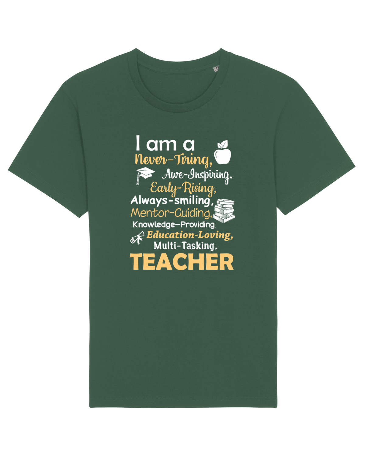 Tricou mânecă scurtă Unisex Rocker Bottle Green