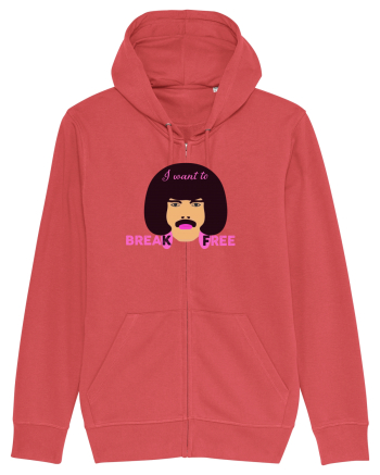 I Want To Break Free Carmine Red