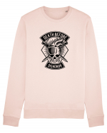 Skull Heart Black Bluză mânecă lungă Unisex Rise