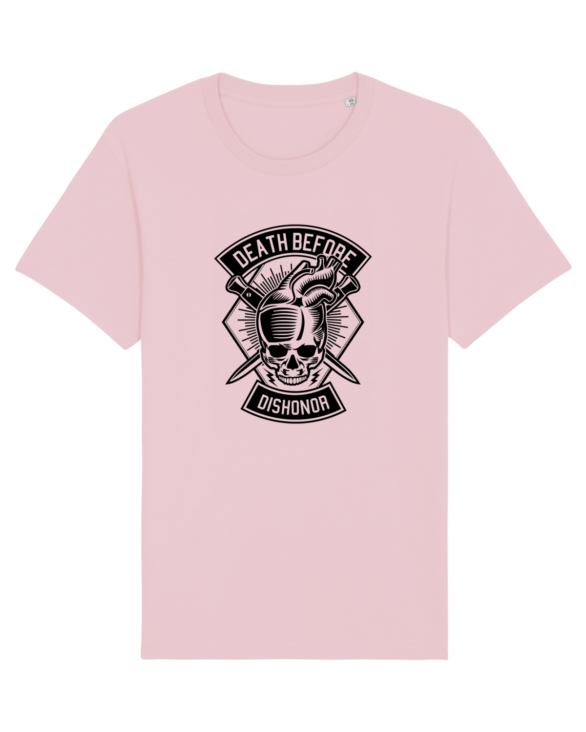 Tricou mânecă scurtă Unisex Rocker Cotton Pink