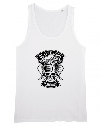 Skull Heart Black White