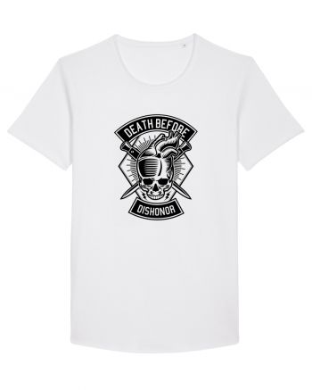 Skull Heart Black White