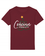 Craciun fericit! Tricou mânecă scurtă  Copii Mini Creator