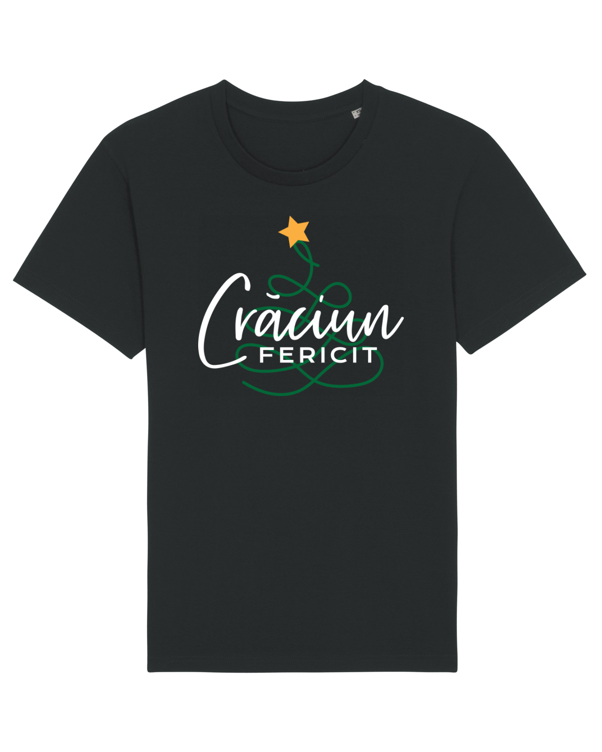 Tricou mânecă scurtă Unisex Rocker Black