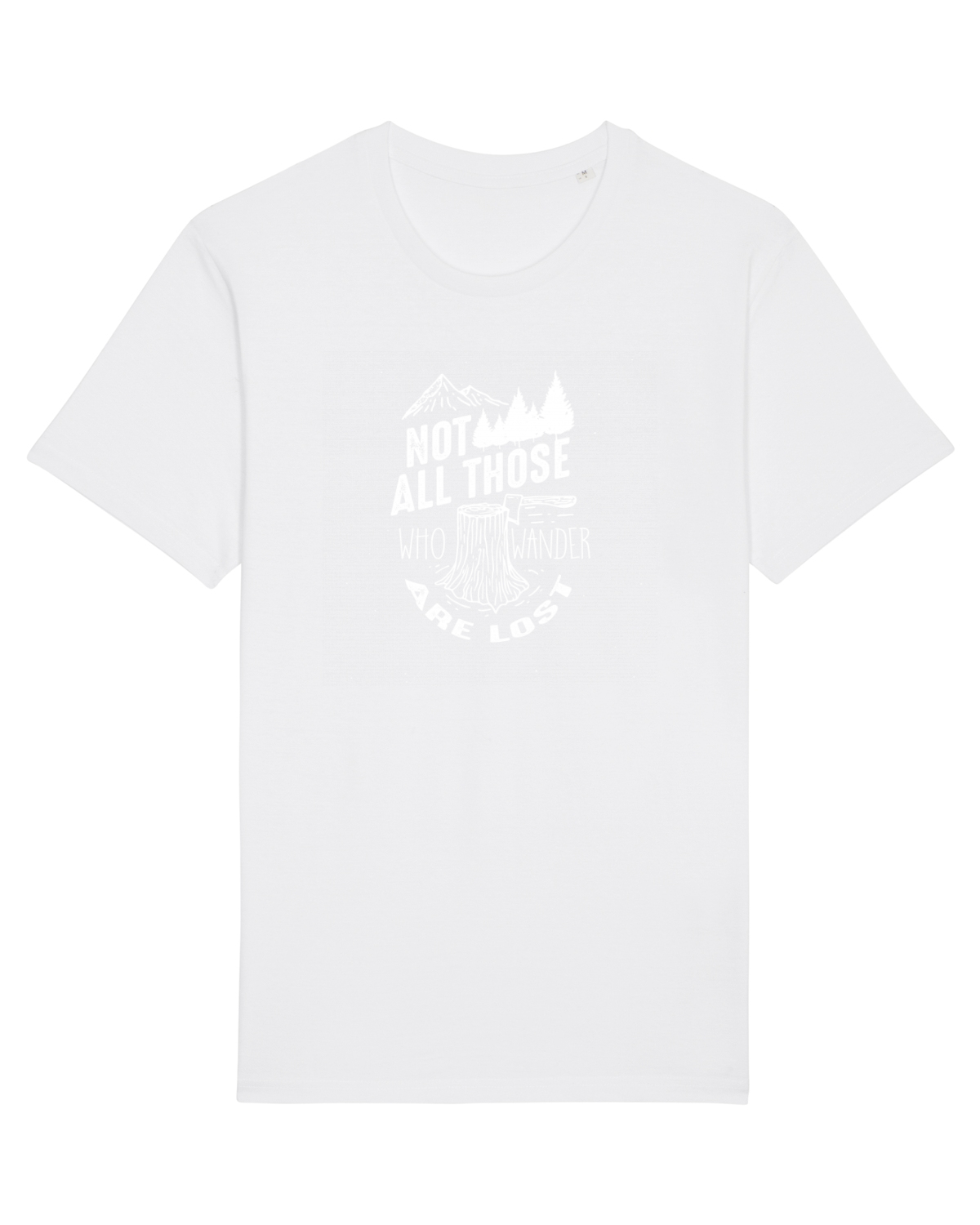 Tricou mânecă scurtă Unisex Rocker White
