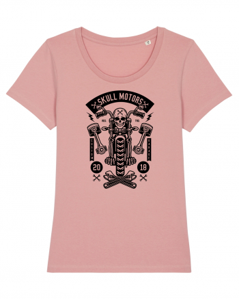 Skeleton Motorcycle Black Canyon Pink