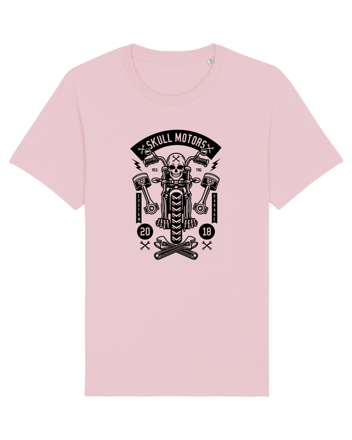 Tricou mânecă scurtă Unisex Rocker Cotton Pink