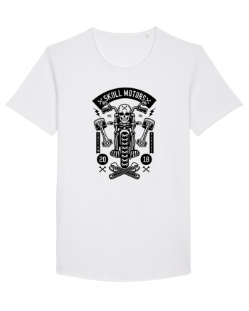 Skeleton Motorcycle Black White