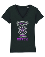 WITCH Tricou mânecă scurtă guler V Damă Evoker