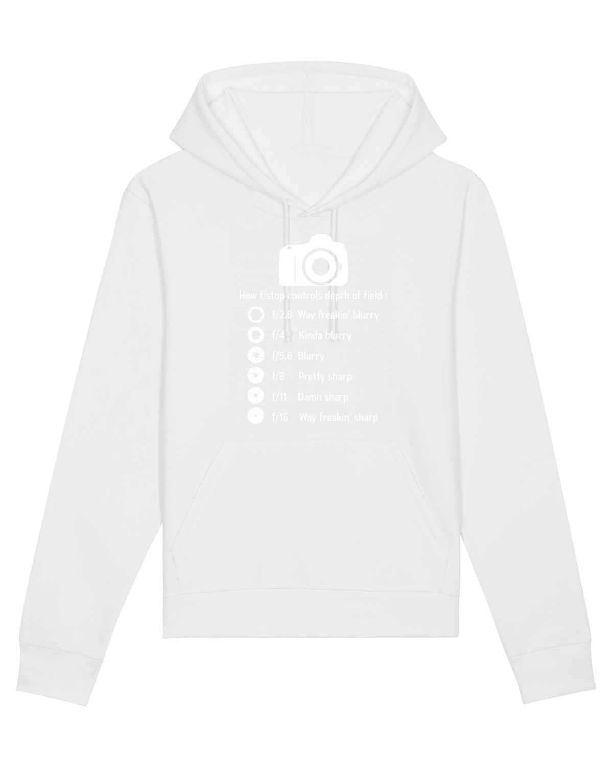 Hanorac Unisex Drummer White