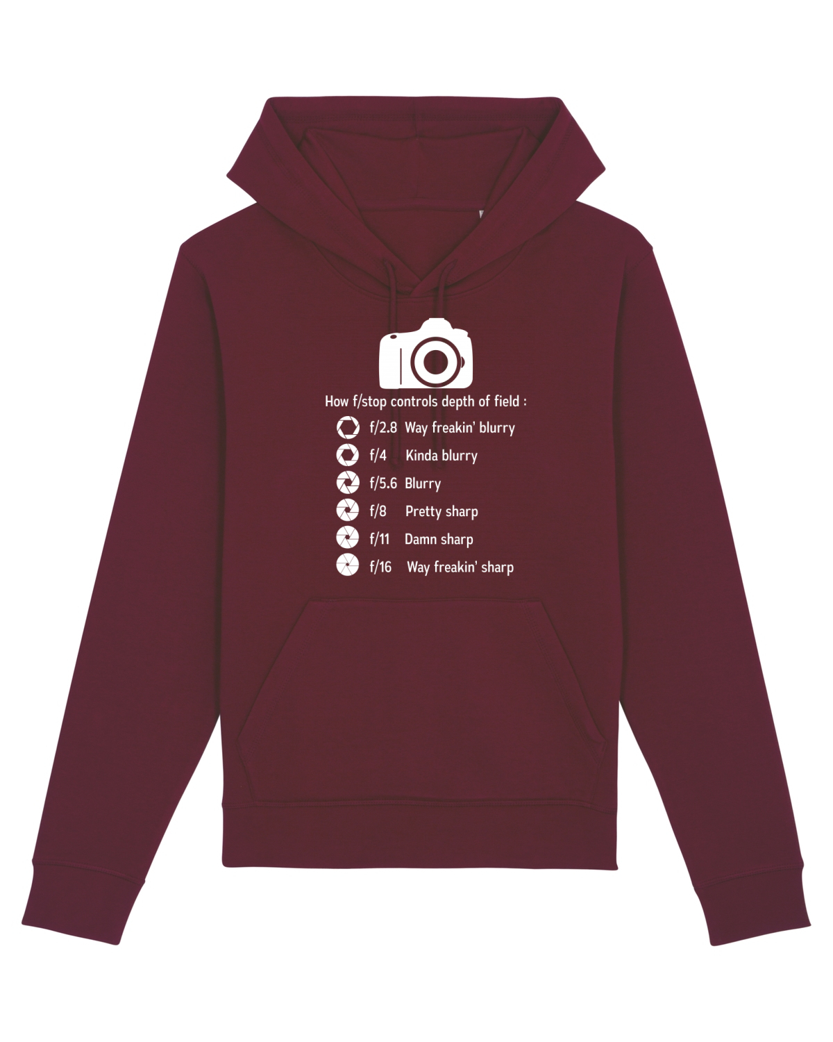 Hanorac Unisex Drummer Burgundy