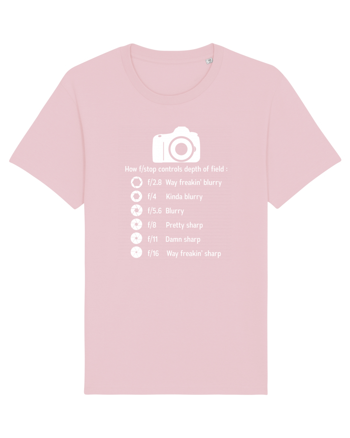 Tricou mânecă scurtă Unisex Rocker Cotton Pink