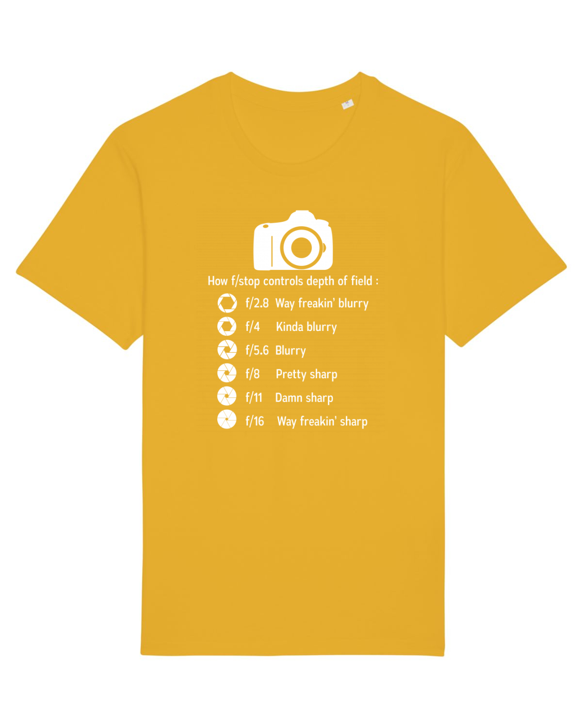 Tricou mânecă scurtă Unisex Rocker Spectra Yellow