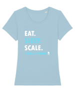 DENTAL HYGIENIST Tricou mânecă scurtă guler larg fitted Damă Expresser