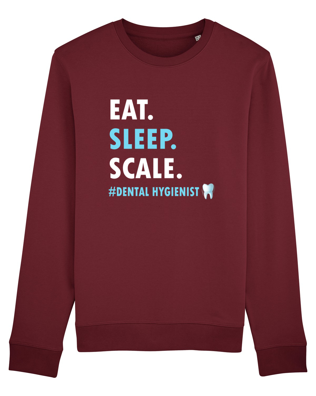 Bluză mânecă lungă Unisex Rise Burgundy