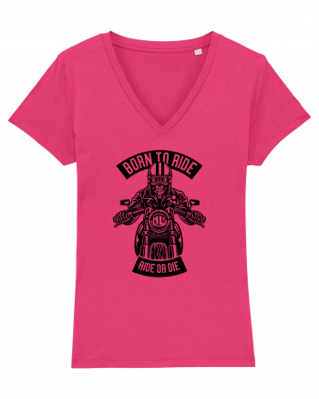 Born to Ride Skeleton Black Raspberry