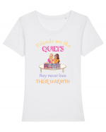 FRIENDS Tricou mânecă scurtă guler larg fitted Damă Expresser