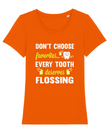 FLOSS TEETH Bright Orange