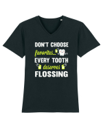 FLOSS TEETH Tricou mânecă scurtă guler V Bărbat Presenter