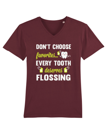 FLOSS TEETH Burgundy