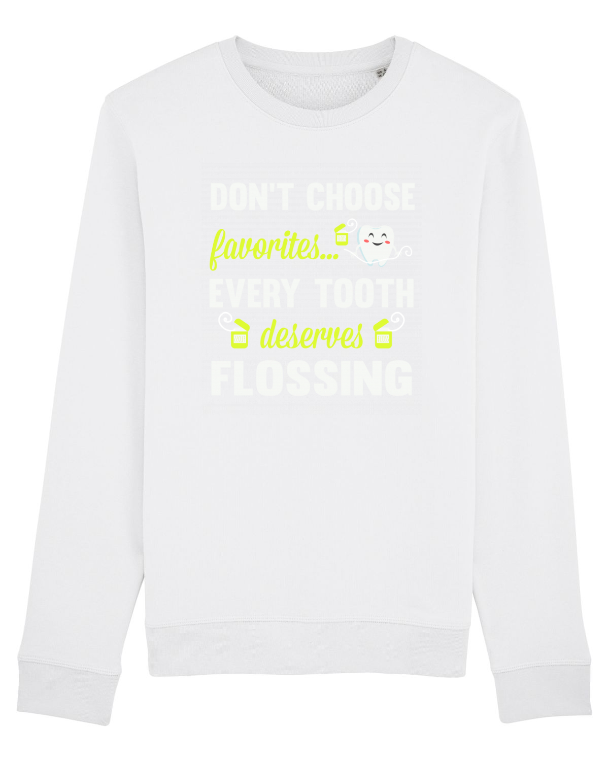 Bluză mânecă lungă Unisex Rise White
