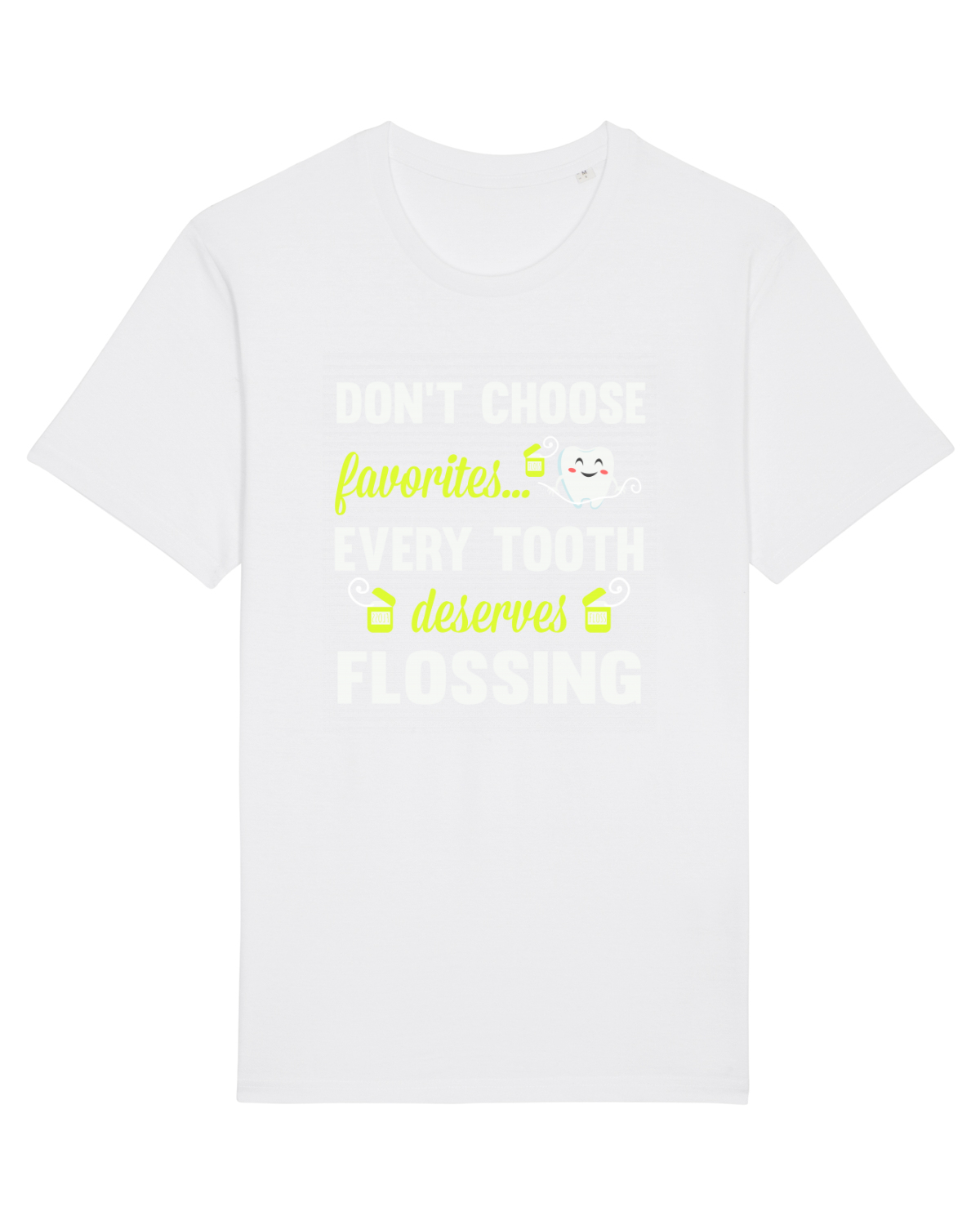 Tricou mânecă scurtă Unisex Rocker White